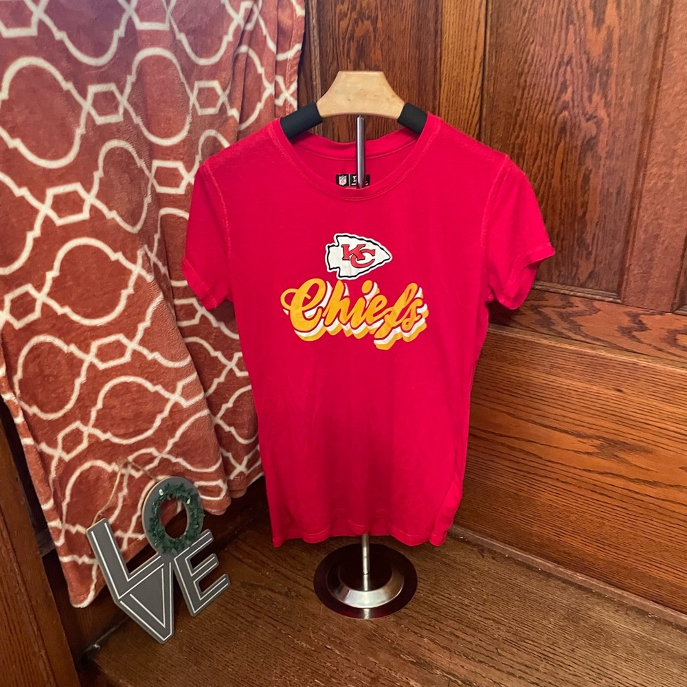 NFL Red Kansas City Chiefs Short Sleeve Tee